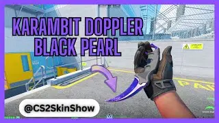 CS2 Karambit Knife Doppler Shappire: CS2 Inspect In-Game [4K]