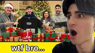 ЛУЧШЕЕ СЕМЕЙНОЕ РОЖДЕСТВЕНСКОЕ РАСПАКОВКА ПОДАРКОВ! **FaZe Rug & Brawadis** | Reaction