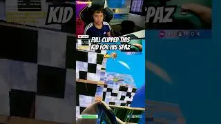 Full clipped this kid for his spaz ✍️📦 #romike2013 #fortnite
