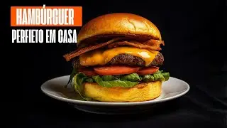 09# Hambúrguer Caseiro Completo – Carne, Queijo, Cebola Caramelizada e Bacon | Receita em Família