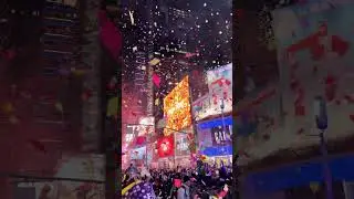 Happy newyear time square New York City #walking