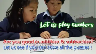 MY FIRST PUZZLE SUM | FUN WAY TO TEACH YOUR CHILD ABOUT NUMBERS WITH ADDITIONS AND SUBTRACTIONS