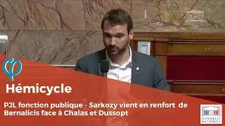 Sarkozy vient en renfort de Bernalicis face &agrave; Chalas et Dussopt