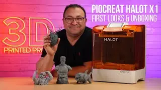 PioCreat3D Halot X1 3D Resin Printer First Looks