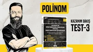 Barış Polinom Kazanım Bakış Test 3 Çözümleri