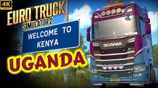 Driving Scania Super Link Double Trailer from Uganda to Kenya #ets2