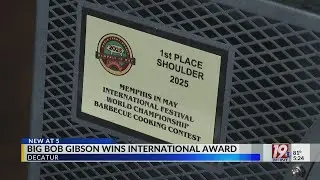 Big Bob Gibson Wins International Award | May 22, 2025 | News 19 at 5 p.m.