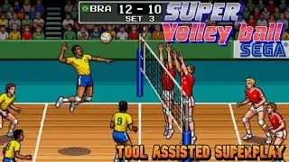 【TAS】SUPER VOLLEY BALL - BRASIL【MEGA DRIVE】