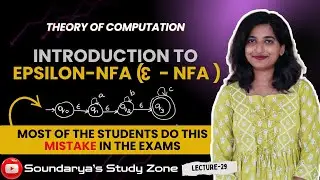 Epsilon NFA (ε-NFA) | Formal Definition, Examples Explain | Theory of Computation