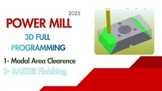 PowerMill Raster Finishing Programming | CNC Finishing Toolpath पूरी जानकारी हिंदी में