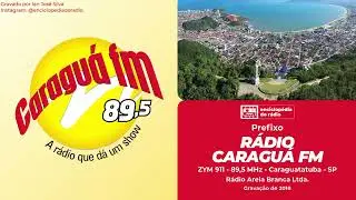 Prefixo - R&aacute;dio Caragu&aacute; FM 89,5 MHz - Caraguatatuba - SP
