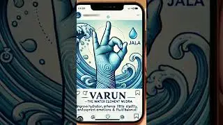 Varun Mudra &ndash; The Water Element Mudra 💧Stay hydrated, enhance skin elasticity, and balance