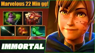 Immortal Marci Hard Support 🩺 Astonishing 22 Min gg! Dota 2 DotaPulse Highlight Gameplay