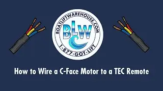 How to Wire a C-Face Motor to a TEC Remote | Boat Lift Warehouse DIY Guide