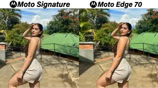 Motorola Signature vs Motorola Edge 70 Camera Test Comparison
