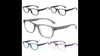Blue Light Blocking Reading Glasses with Spring Hinge Readers, UV400 Testing Computer Eyeglasses