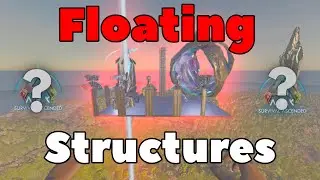 How to Build Floating Structures Turrets in Ark Ascended ASA FLOATING BASE GLITCH EXPLOIT