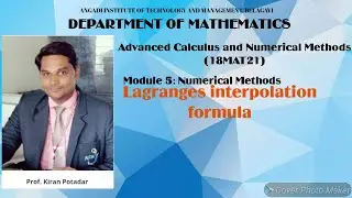 18MAT21 Languages interpolation formula