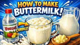 How to make butter milk from scratch 😋.#buttermilkrecipe #buttermilk #recipe #howto 
