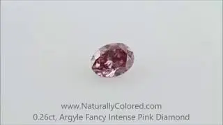 Fancy Intense Pink Diamond - Argyle Pink - 0.26 carat