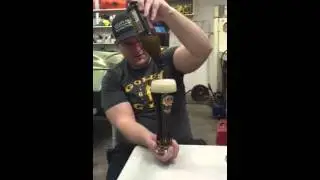 How to pour an Erdinger Dunkel