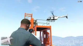HE FELL FROM THE TOP! 🏗️ GTA 5 Construction Assassination