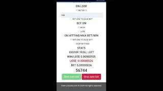 free litecoin auto bet winning trick with lowest balance #autobet #freelitecoin #winningtricks