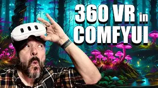 High resolution 360 VR with ComfyUI, upscaling, tiles, lora