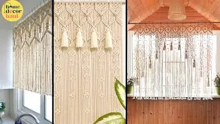 Macrame Curtain Designs For Special Interior Looks | Macrame Parda Ideas For Doors And Windows