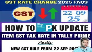 Tally Prime: The GST Rate Update You NEED to Know