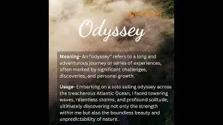 #IELTS Word Of The Day with Pro Overseas | ODYSSEY