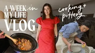 VLOG: Pottery class, making a stew, new clothes + more!
