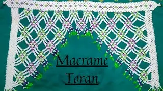 Macrame Toran New Design |  DIY macrame Toran wall hanging | Macrame Door hanging