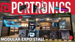 Modular Stall for Portronics India| Portable Trade Show Booth