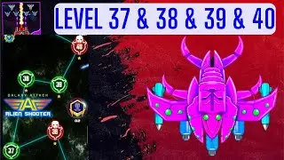 Alien Shooter Level 37 38 39 40 | Galaxy Attack Premium Boss 10 Meloidae By Zambario Gamers