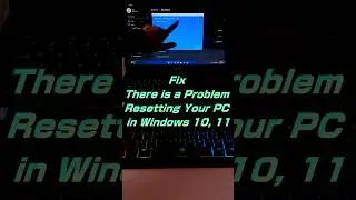 Fix There is a Problem Resetting Your PC in Windows 10, 11 💻 #youtubeshorts #shortsvideo #shorts