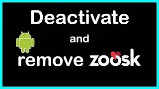 how to remove zoosk from android phone