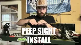 Peep Sight Install Made Easy (Compound Bow Setup)