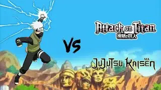 Kakashi hatake vs Attack on titan x Jujutsu kaisen | #anime #video #kakashi  