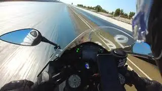 Fastest Stock Electric Motorcycle 1/4 mile drag strip run - 2021 Energica Ego+