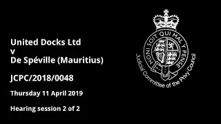United Docks Ltd v De Sp&eacute;ville (Mauritius)