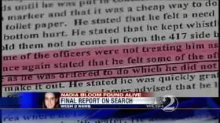 Report On Nadia Search, Rescue Released