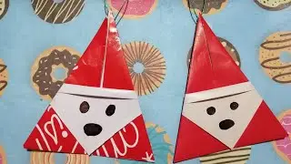 Origami Santa Claus /Christmas Craft for Kids