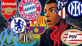 5 MATCHS Fabuleux En Ligue des Champions ! ARSENAL BAYERN - CHELSEA BARCELONE