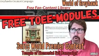 3orcs Free Fan DnD Content #1 &mdash; Hommlet Side Quests for Temple of Elemental Evil (Download Inside)