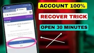 This Account will be disabled in 1 Day || Facebook Disabled problem solved 2021 || Facebook ID Open