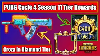 Groza Skin Free In Tier Rewards | Cycle 4 Season 11 Tier Rewards In PUBG