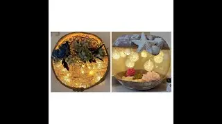 Night Lamp DIY Ideas using Fruit Basket and Fish Bowl