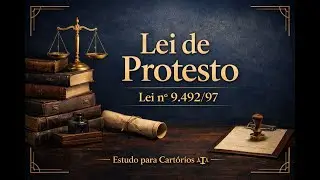 Lei nº 9.492/97. Arts. 25 ao 43. #cartorios  #extrajudicial     #tjmg      #enac     #9492