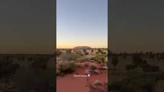 Is there anything better than a camel ride experience while watching the sun rise over Uluru? 😍